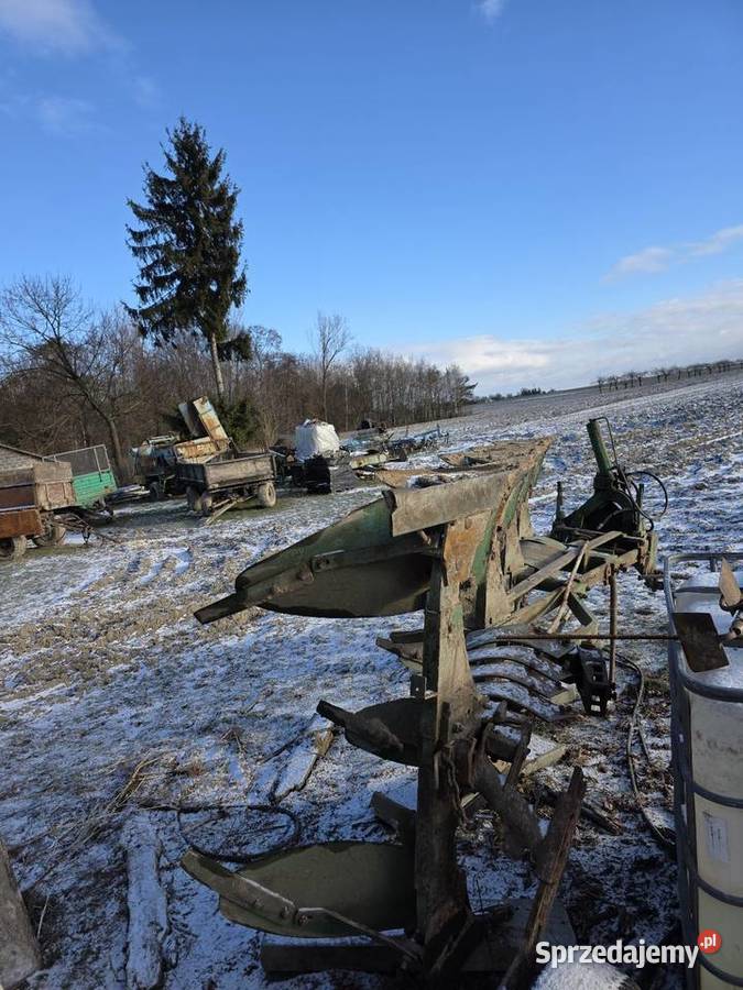 Pług gassner unia kverneland 4 skibowy obrotowy