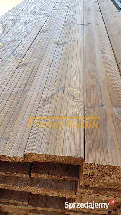 Deska tarasowa termo thermo sosna 26x142mm kl AB mazowieckie Nieporęt
