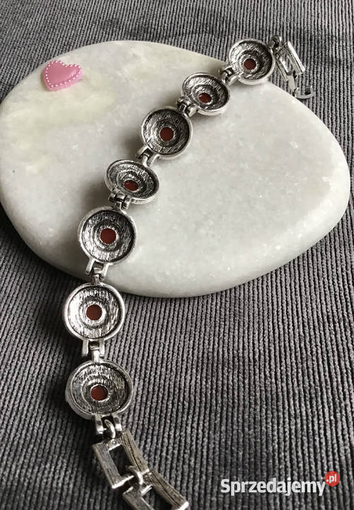 Efektowna srebrzysta bransoletka Warszawa sprzedam