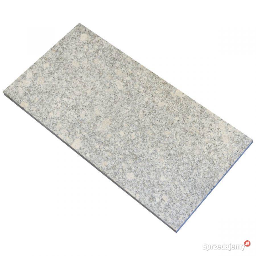 Płytki Granit Bianco Szary G602 płomieniowany Kraków