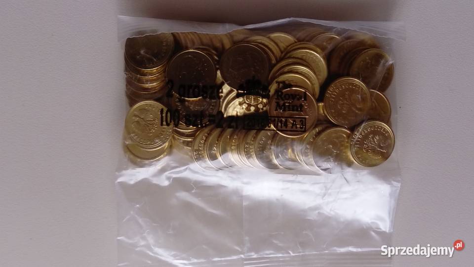 Moneta 2 gr 2016 r Woreczek menniczy 100 Mosina