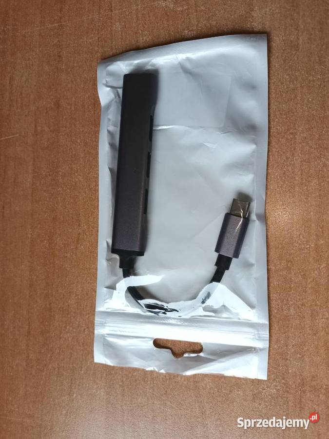 HUB rozdzielacz USBc na 4xUSB z aluminium