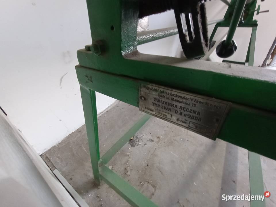 Zwijarka do blachy Piława Górna