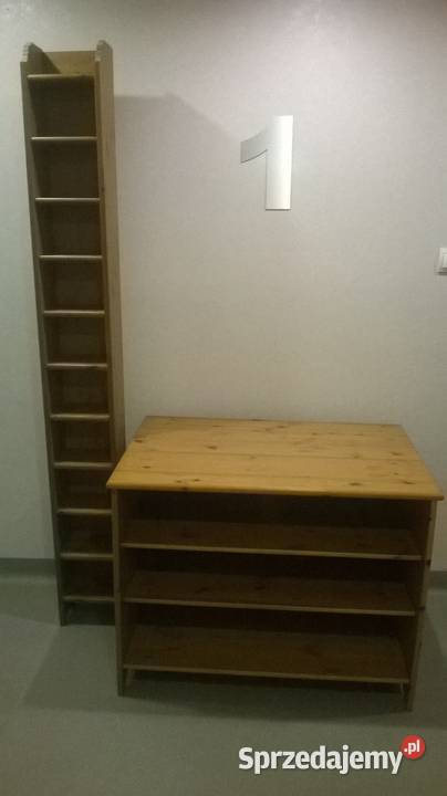 szafka RTV IKEA Leksvikdrewnopolki Hemnes