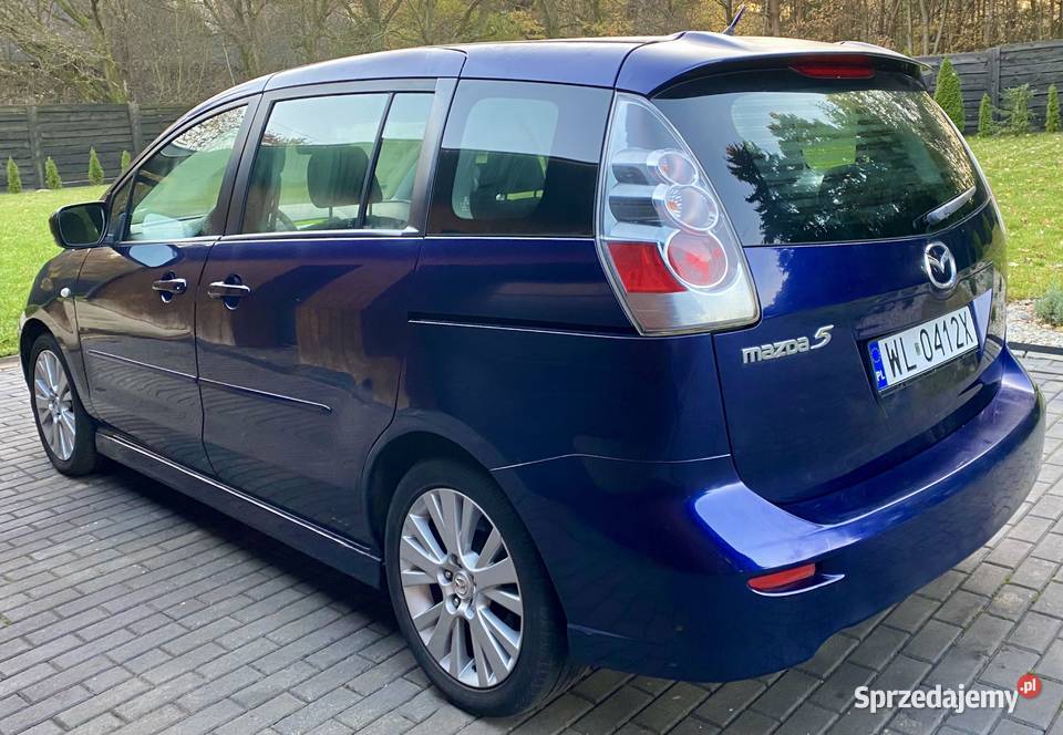 MAZDA 5 23 Benzyna AUTOMAT 6 osobowa niebieski Wieliszew