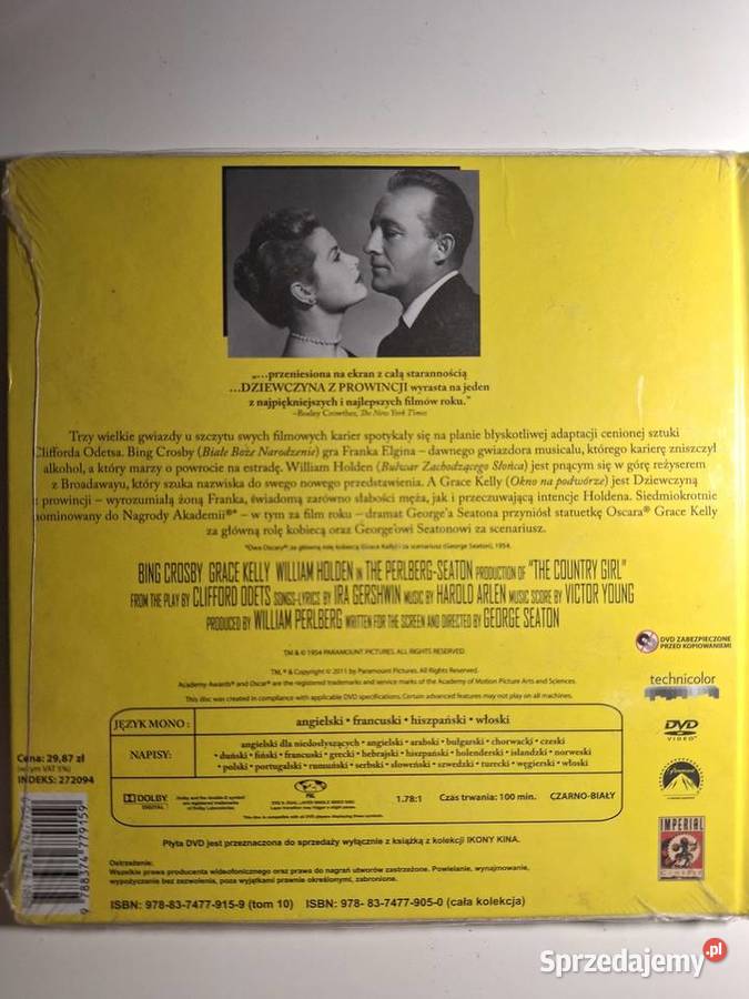 Dziewczyna z Prowincji Bing Crosby Grace Kelly Warszawa