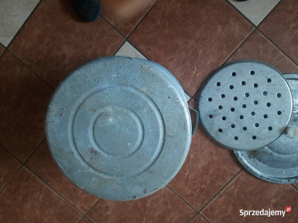 Ocynkowany kocioł kuchenny duży gar do gotowania warmińsko-mazurskie Morąg