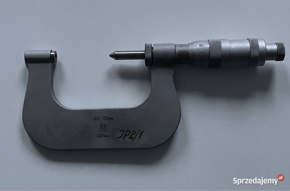Mikrometr zewnętrzny 2550 łódzkie Czarnożyły