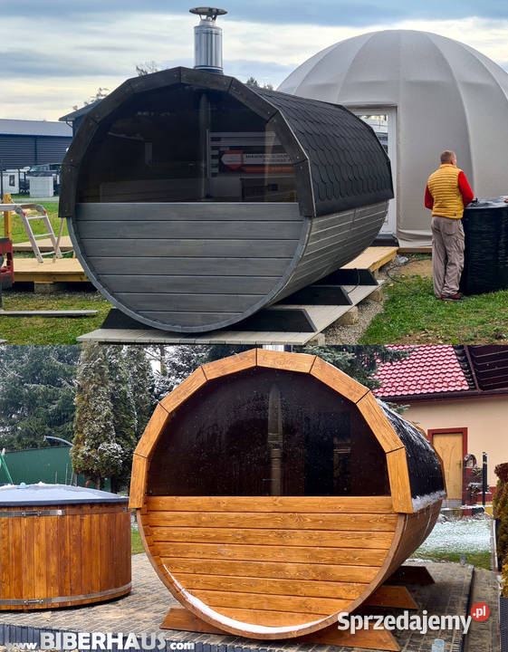 SAUNA Ogrodowa 300 OKNO 50 PRZEBIERALNIA Beczka Nowy Targ sprzedam