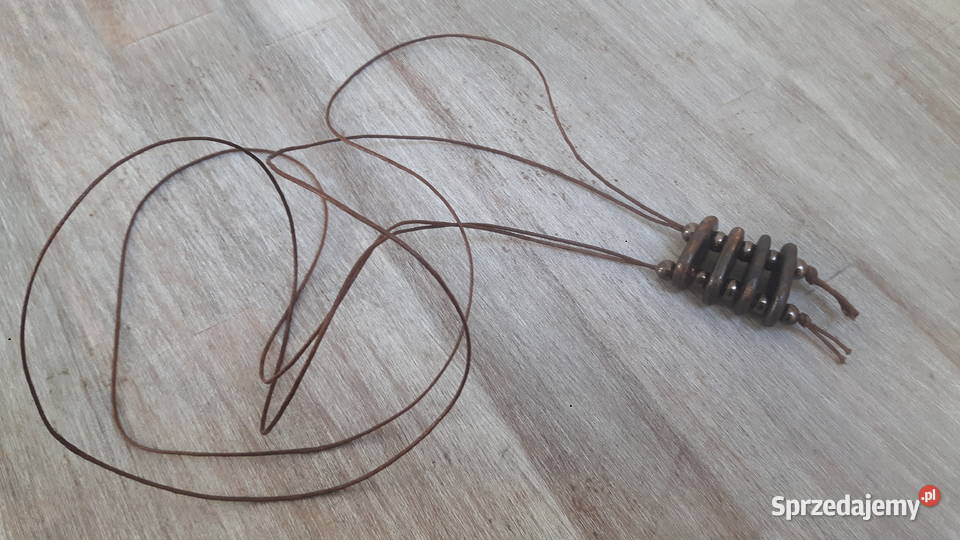 Naszyjnik ceramiczny ręcznie wykonany Rękodzieło Otwock