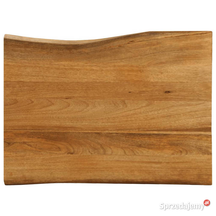Blat stołu 70x60x25 naturalna krawędź lite
