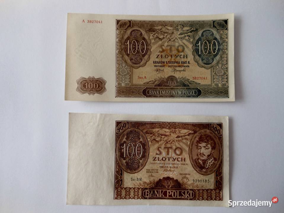Cztery ciekawe polskie banknoty Bartoszyce
