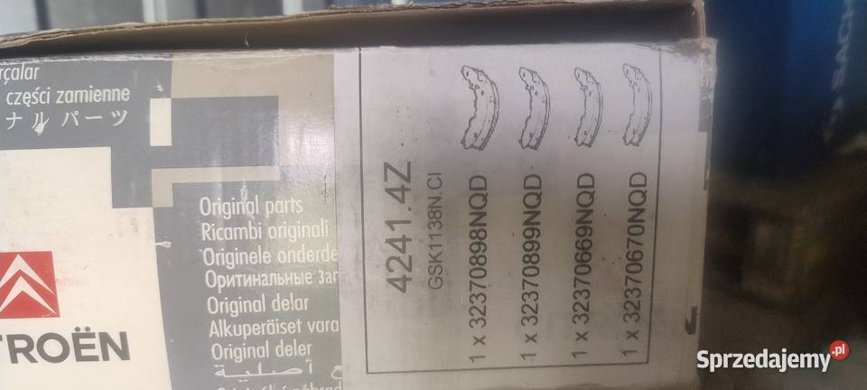 Szczęki hamulcowe do Citroena komplet numer Długołęka