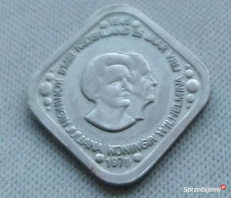 HOLANDIA5 CENTS1970 r 25 LECIE WYZWOLENIA mazowieckie Legionowo sprzedam