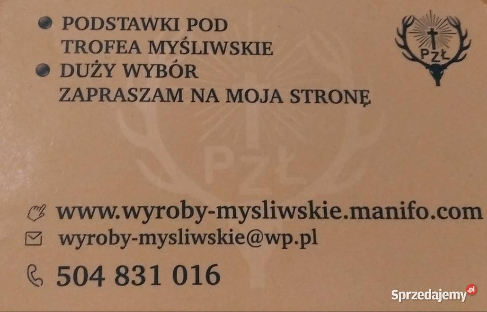 Deski pod poroże jelenia Bojanów