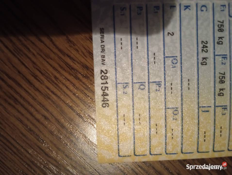 Przyczepka samochodowa Chrzanów