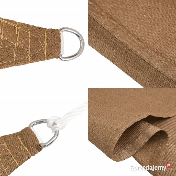 Żagiel przeciwsłoneczny 160 gm taupe 34x2 m HDPE Warszawa
