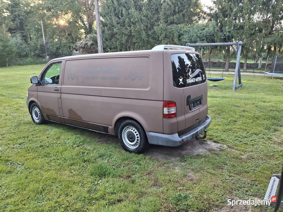 Vw Transporter T5 25 tdi 172 long klima vebasto nieuszkodzony Szczecin
