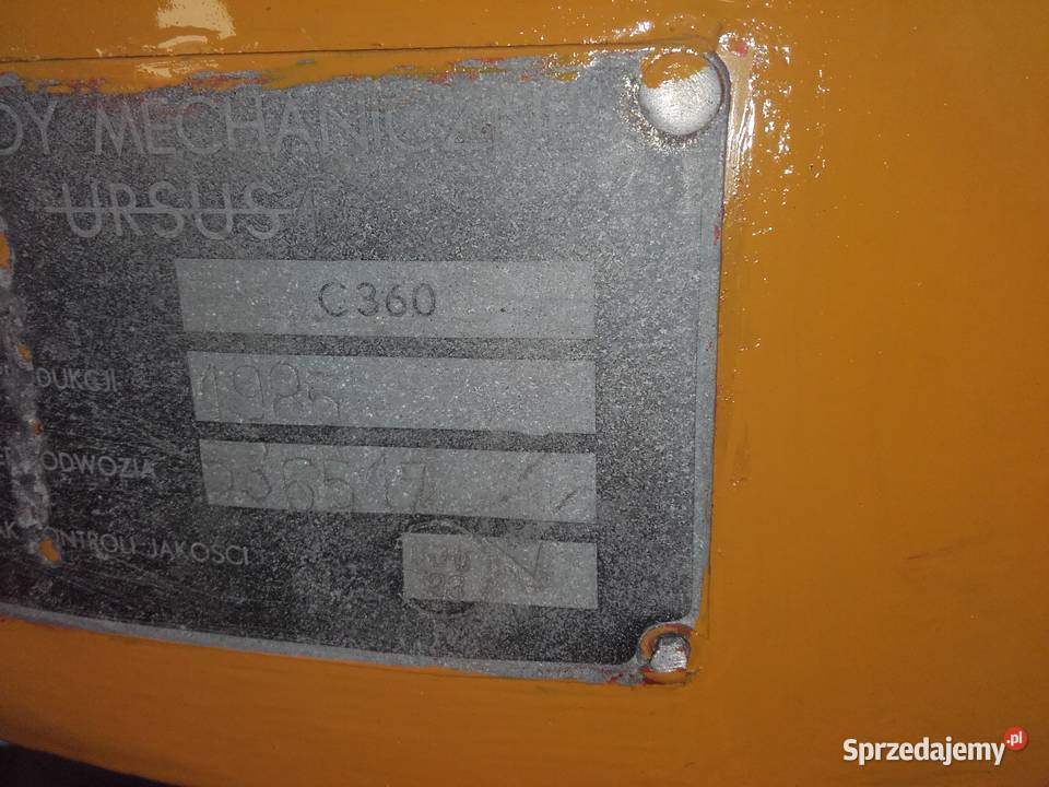 Piękny Ursus C360 Ciągniki Machowa