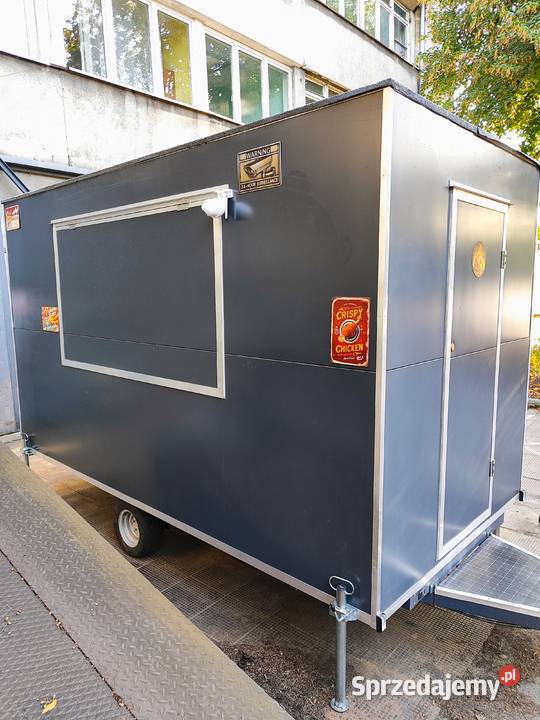 Przyczepa gastronomiczna 4x2mkurczak z rożnafood Merker