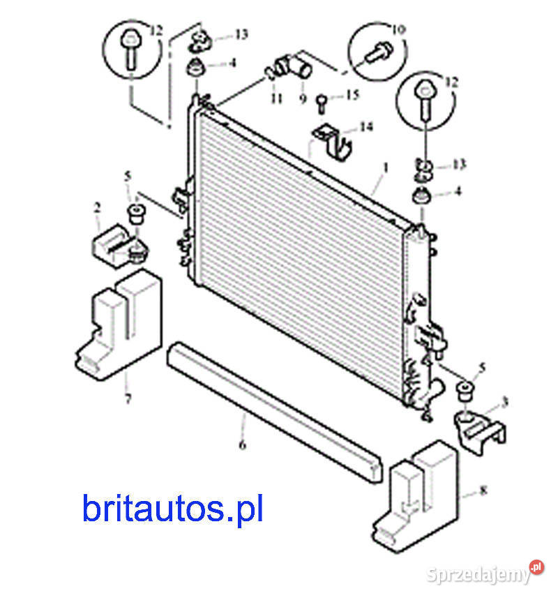 ROVER 75 MG ZT CHŁODNICA PCC000961 NOWA OKAZJA Poznań