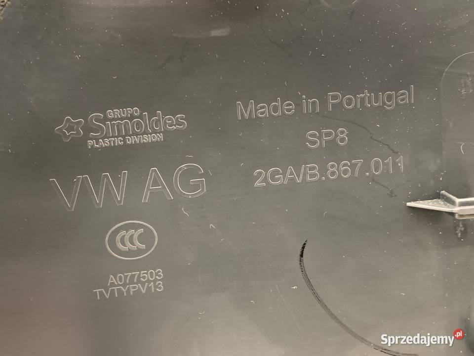 BOCZEK DRZWI LEWY PRZÓD VW TROC Crossover