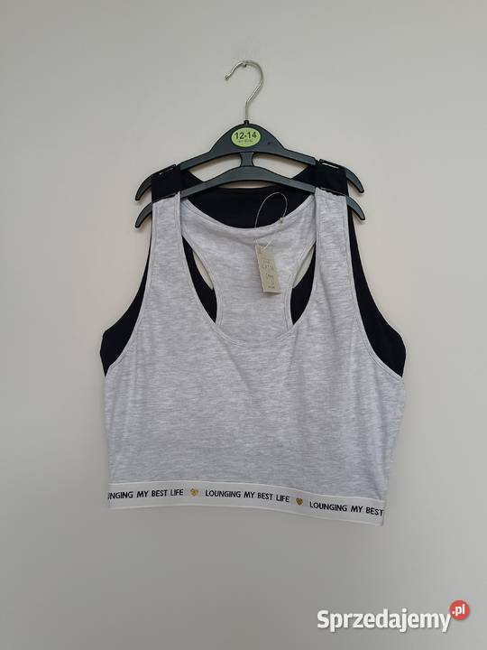 2pack topów sportowych George Szary Granat NOWE niebieski Gdynia