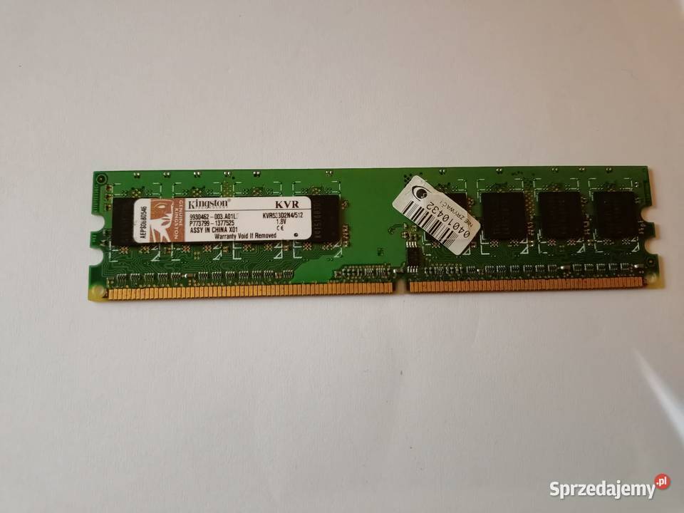 RAM DDR2 512 MB Pojemność 512MB Pamięci Ostrów Mazowiecka