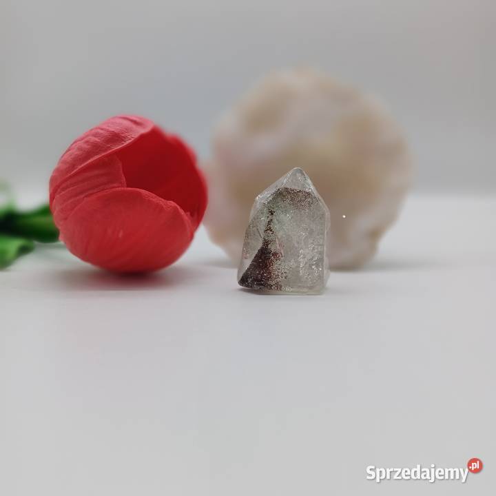 Naturalny kwarc fantomowy stożek 33mm kolekcja Olsztyn