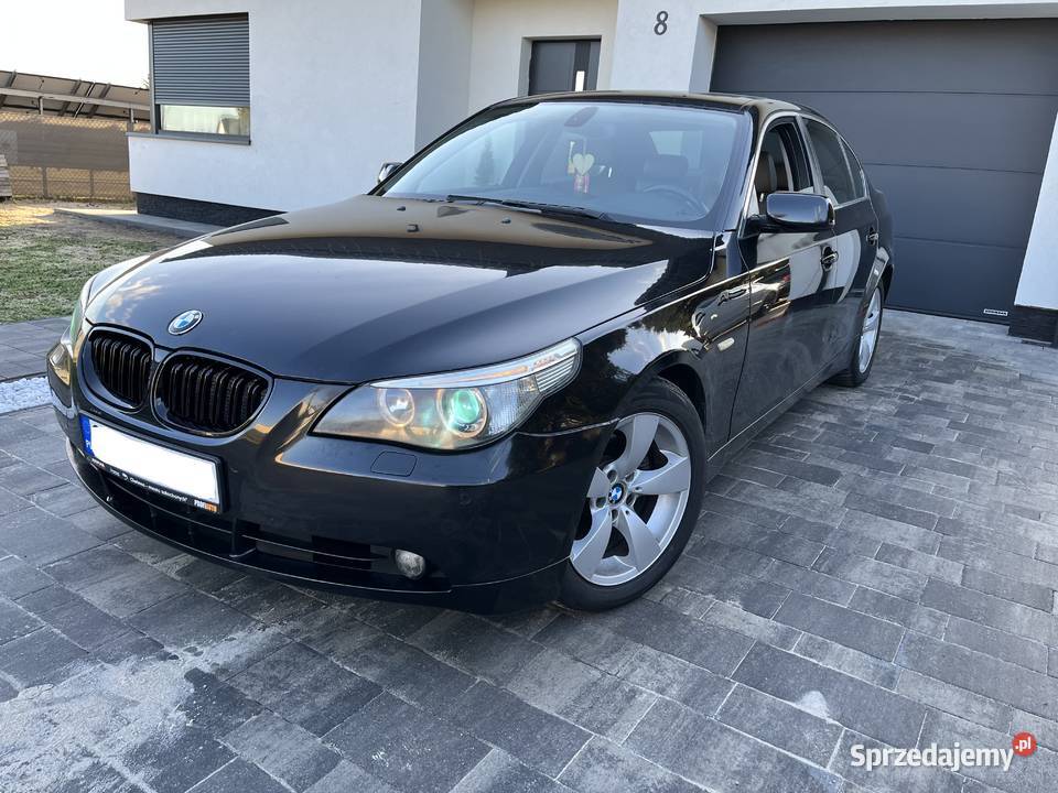 BMW E60 30D Automat Czarna Sedan Zadbana 352000km Toruń