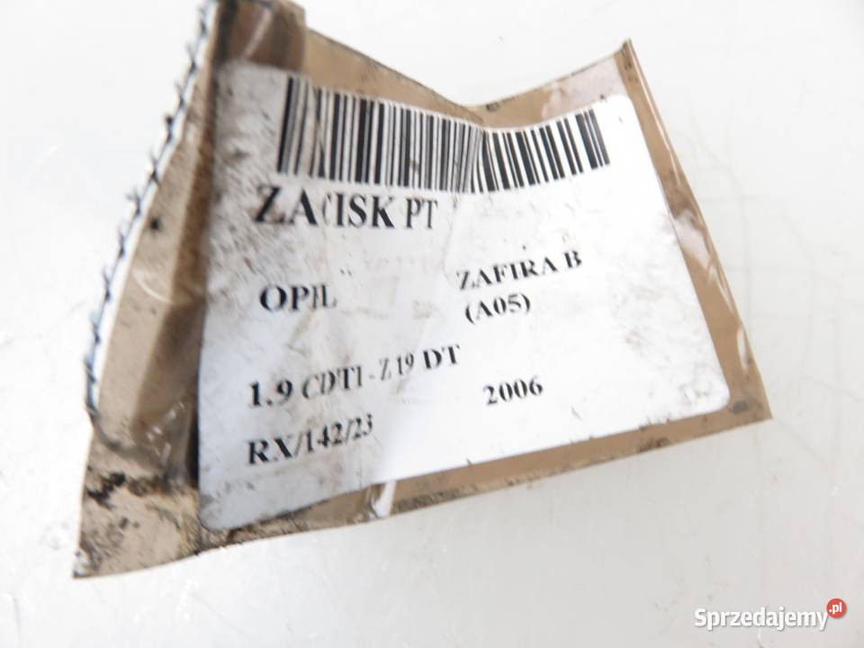 ZACISK PRAWY TYŁ OPEL ZAFIRA B 19 CDTI osobowe Zaciski i jarzma sprzedam