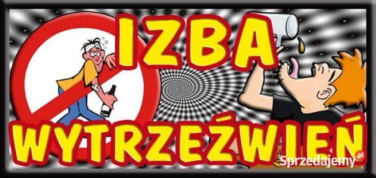 Tabliczka 3d Izba wytrzeźwień