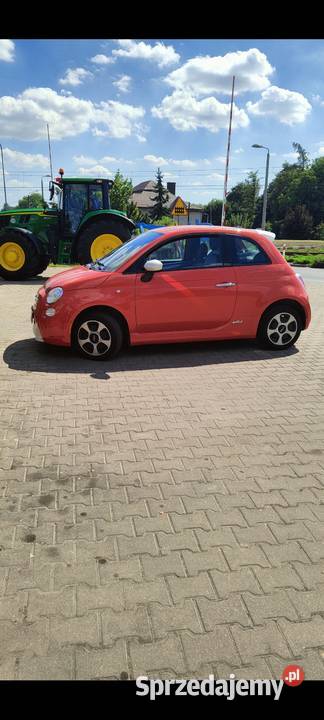 Fiat 500e 2014 rOrange kolor piękny 24kWh 118 podgrzewane fotele Kraków