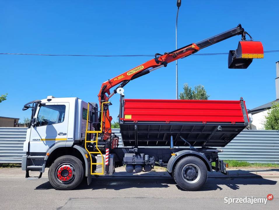 Mercedes AXOR 1824 HDS Palfinger Czerpak Nowy radio / CD Łańcut