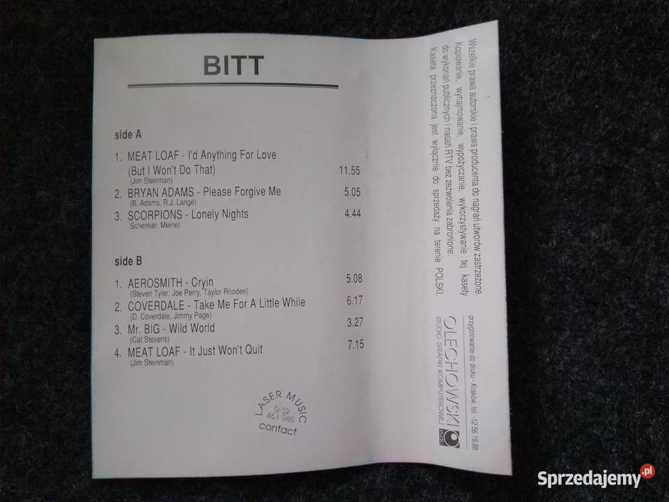 MC cassette cover Mr Jack Pluta pomorskie