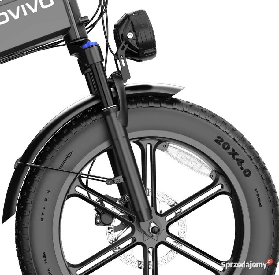 Rower elektryczny OVIVO V2 PRO 20 czarny Raty