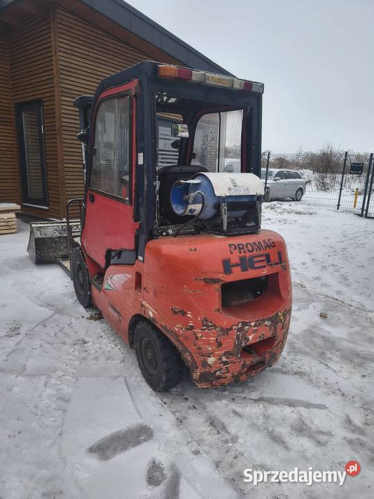 Wózek widłowy Heli Udźwig 25t 2008r Stan UDT Bartoszyce