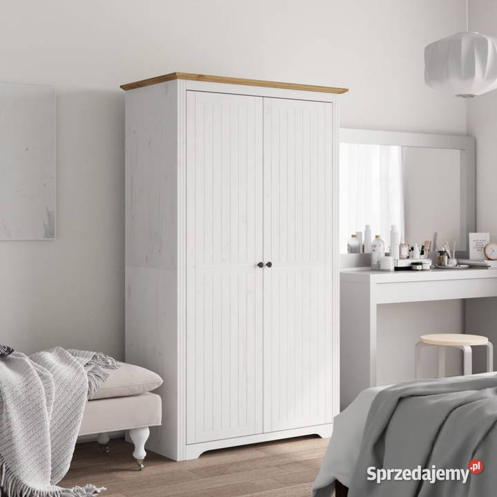 Szafa BODO białobrązowa 99x535x173 lite drewno Warszawa