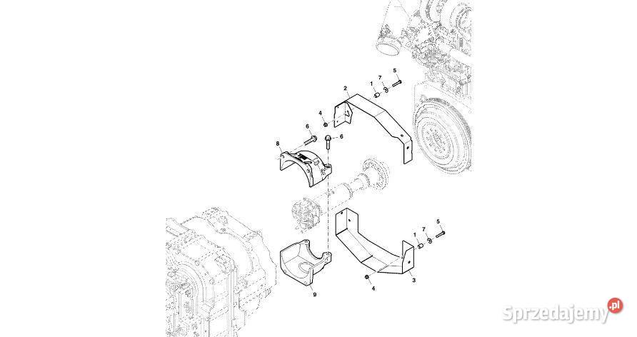 John Deere 9470RX Element ustalający R553812 Części i osprzęt rolniczy Jastrzębniki sprzedam