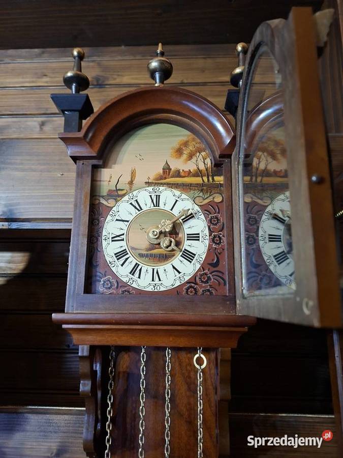 Wiszący zegar holenderski stary Rzeszów