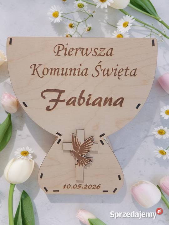 Personalizowany Kielich komunijny Pierwsza Gorzów Wielkopolski sprzedam