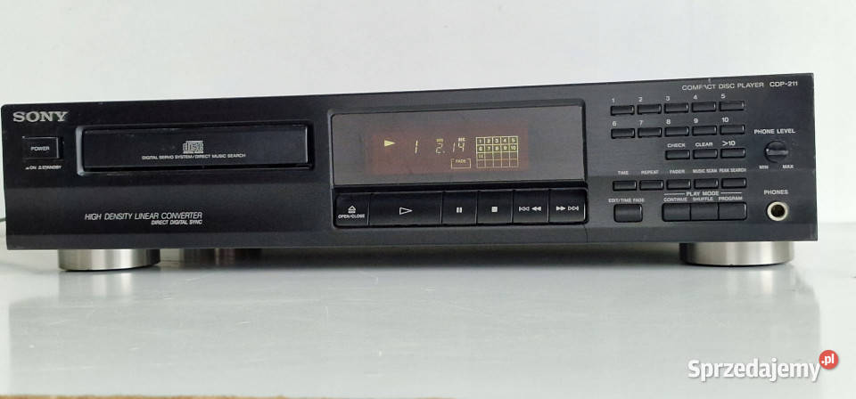 Sony odtwarzacz kompakt CD player CDP 211 CDP211 Międzychód