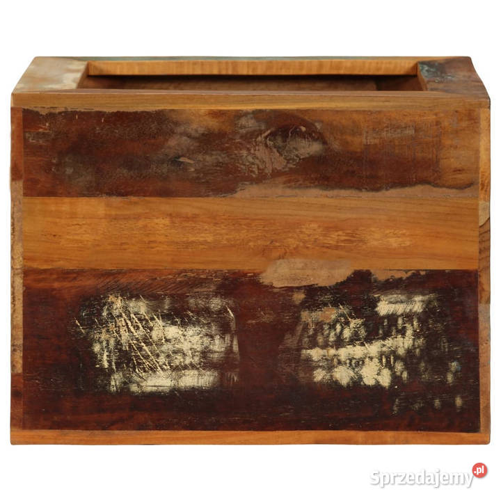 Stołek 40x30x40 lite drewno z odzysku WM246270 Warszawa