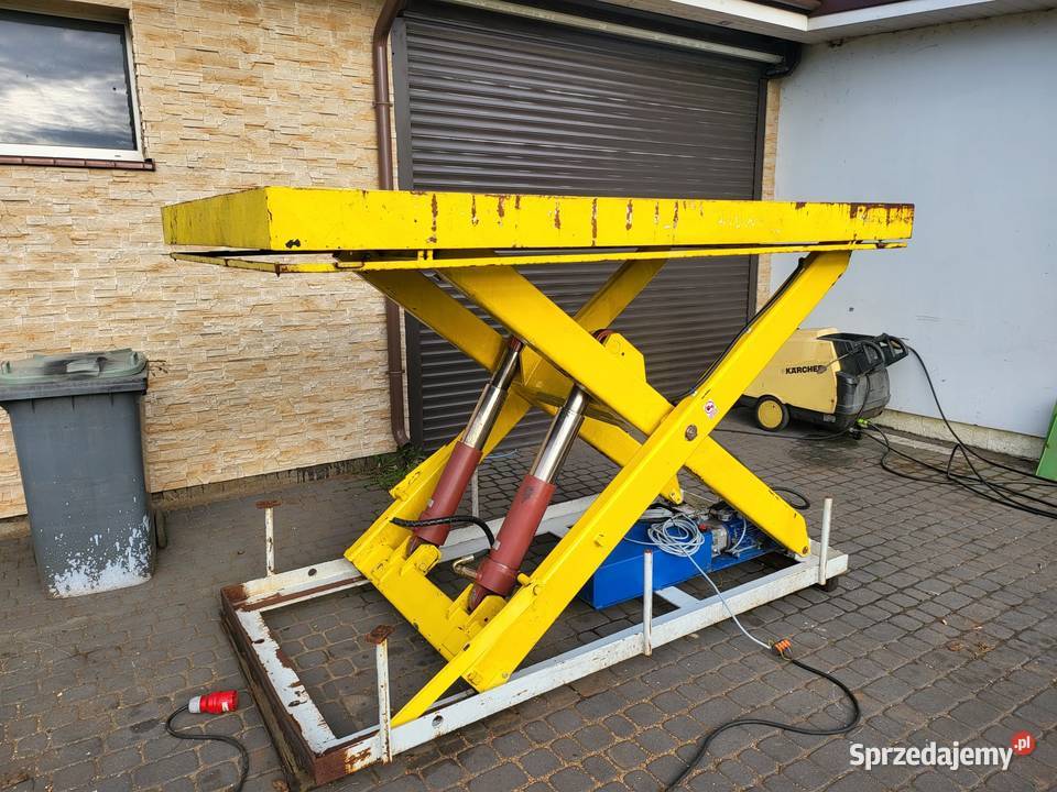 Stół podnośnik nożycowy 250x150160 pomorskie Karsin sprzedam
