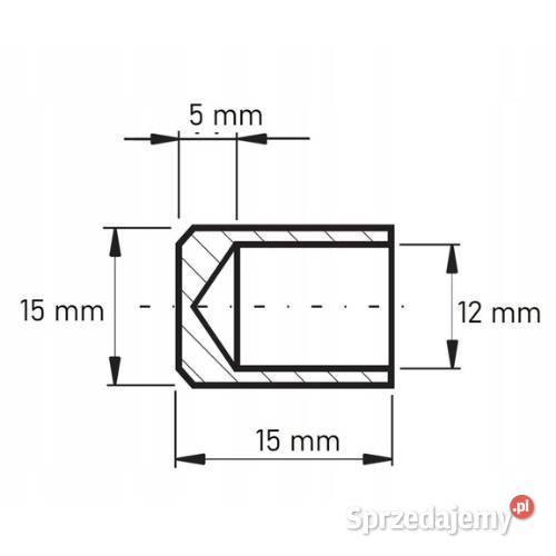 ZAŚLEPKA WALCOWA RURKI 12MM AISI 304 Balustrada małopolskie Gdów sprzedam