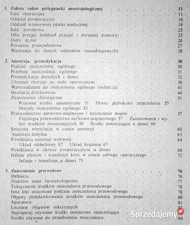 Anestezja i intensywna opieka medyczna Rok wydania 1988 lubelskie Chełm sprzedam