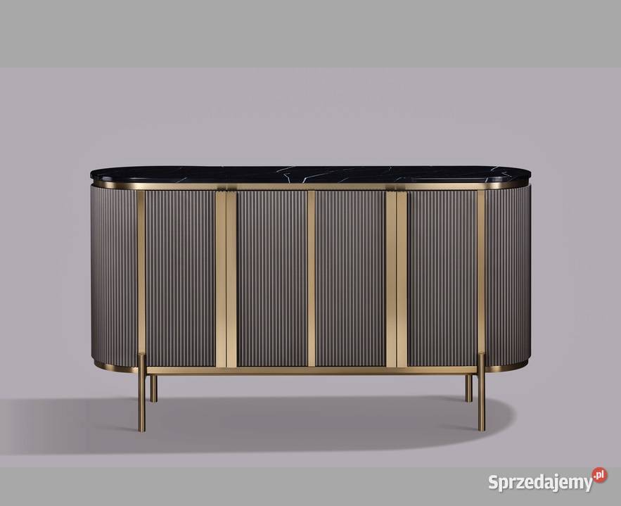 Komoda złota grafitowa Omega Glamour Premium