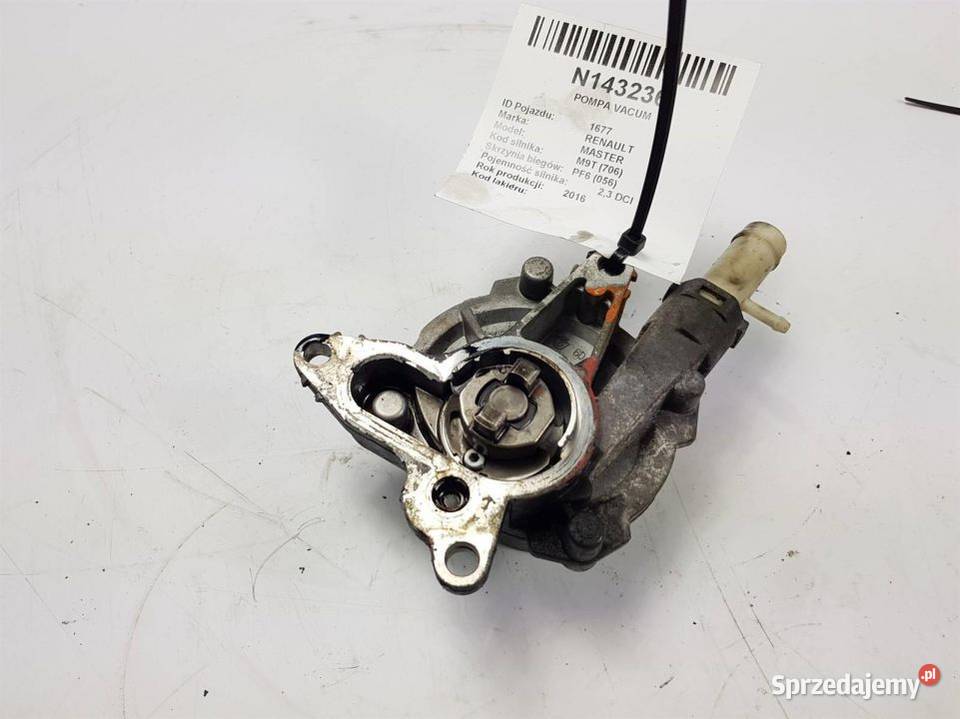 POMPA VACUM RENAULT MASTER III osobowe sprzedam