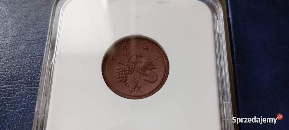 Stare monety 50 fenig 1921 porcelana Niemcy