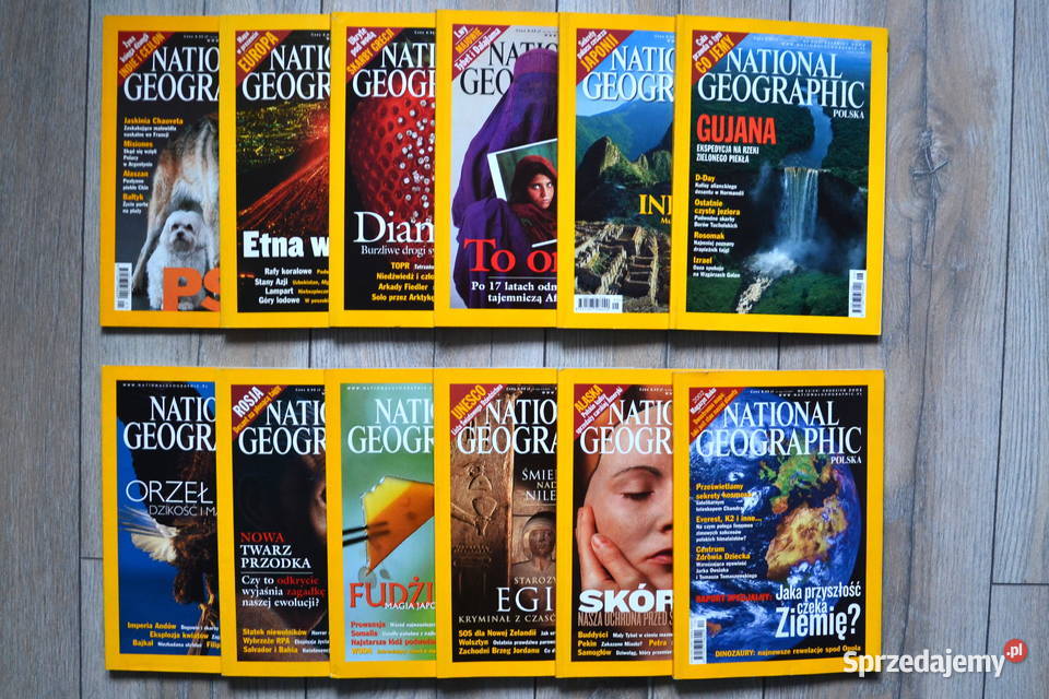 National Geographic Rocznik 2002 Komplet 12 sprzedam